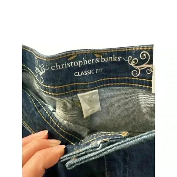 Christopher & Banks Classic Skimmer Capris in Size 12 Ave.  NWT - Picture 4 of 11